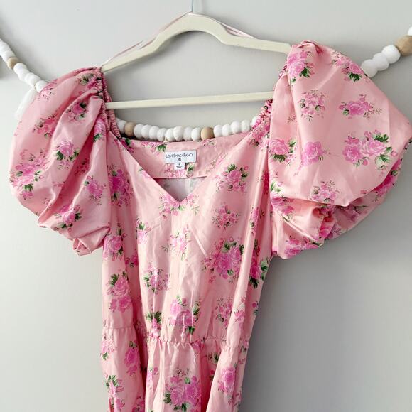 Loveshackfancy x Target Cecile Puff Sleeve Mini Dress Floral Babydoll Size 6 - Picture 13 of 13